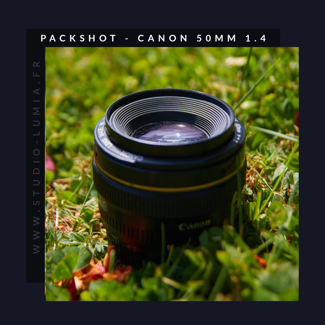 Packshot – Canon 50MM 1.4