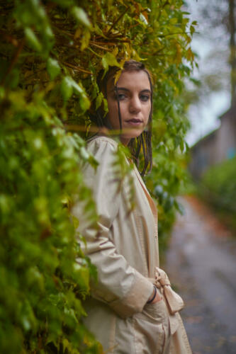 Shooting photo portrait premium 